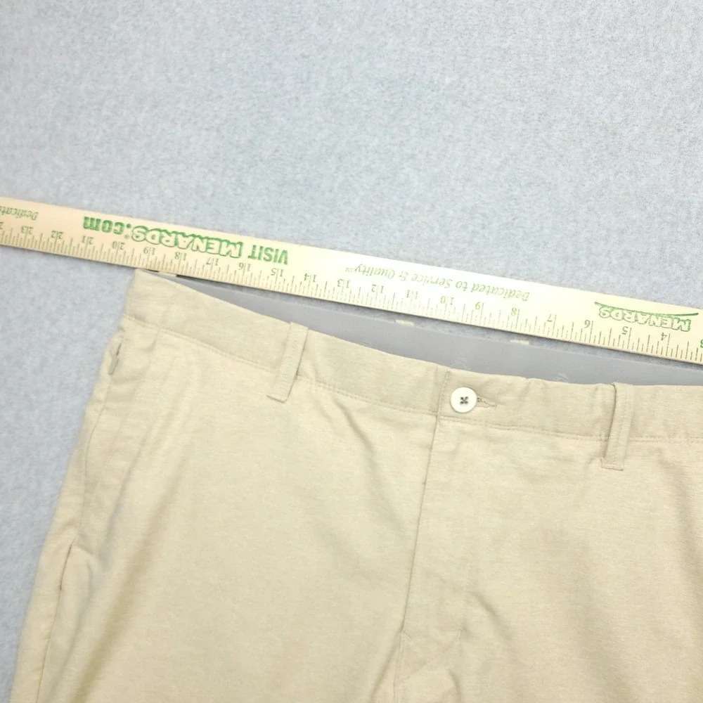 Tommy Bahama Pants Mens 38x34 Beige Chino Polyester Stretch Casual Polyester